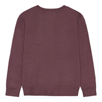 BIRKHOLM Strik Cardigan Bordeaux Lilla